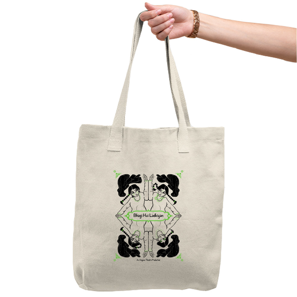 Bhagi Hui Ladkiyan Tote Bag