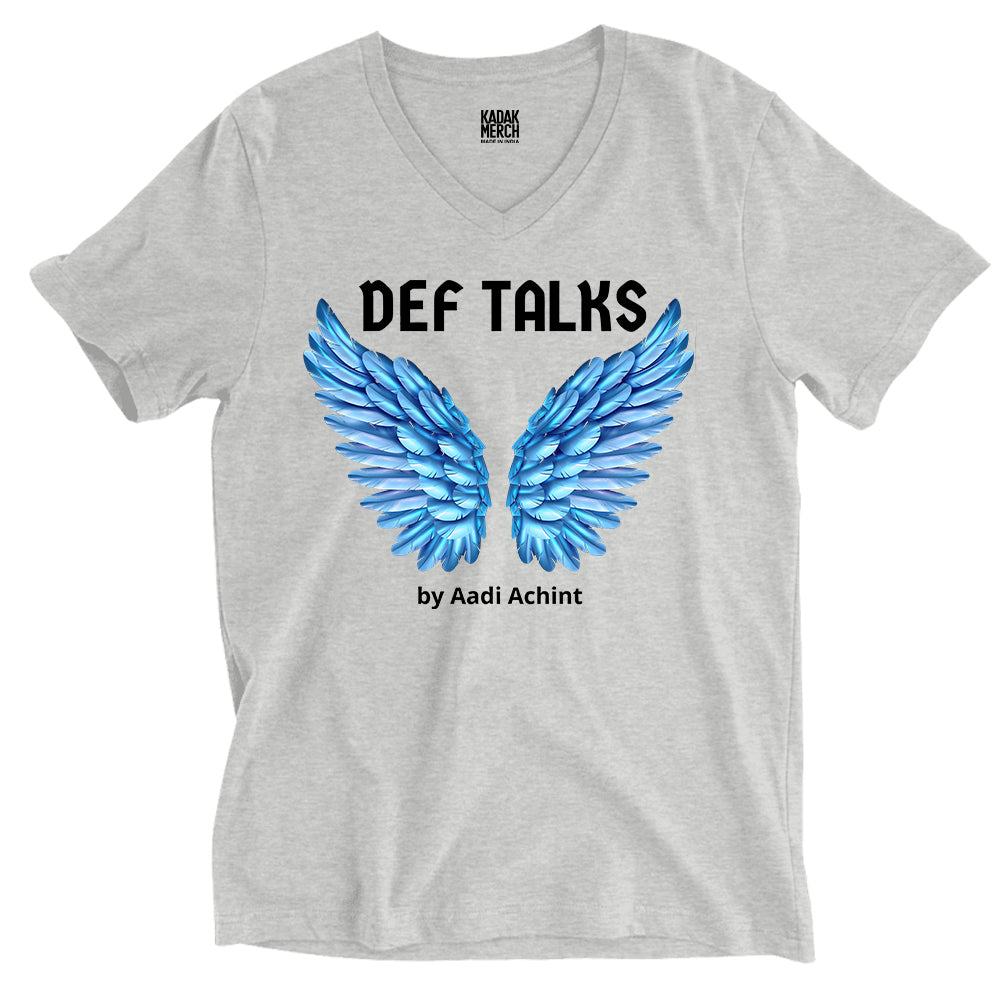 Def Talks with Aadi V-Neck T-Shirt
