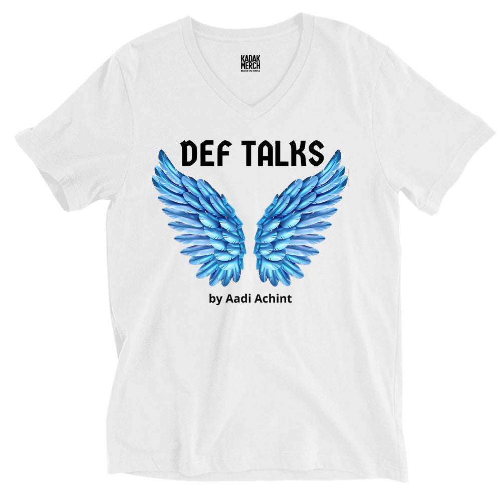 Def Talks with Aadi V-Neck T-Shirt