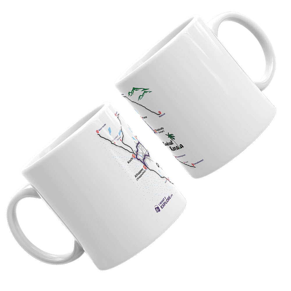 Central Kerala Map Mug