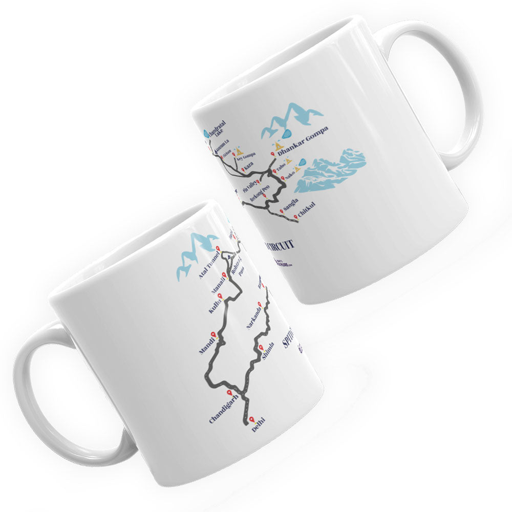 Delhi to Spiti Circuit Mug