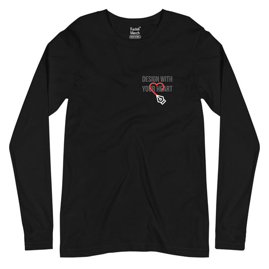 Design with your Heart Full Sleeves T-Shirt