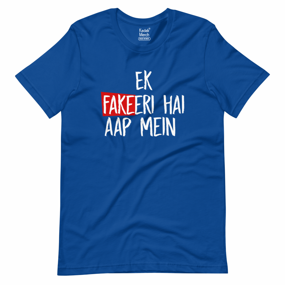 Ek Fakeeri Hai Aap Mein T-Shirt Xs / Royal Blue T-Shirts