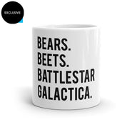 Bears. Beets. Battlestar. Galactica Mug