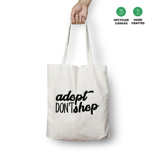 Adopt Don't Shop Tote Bag