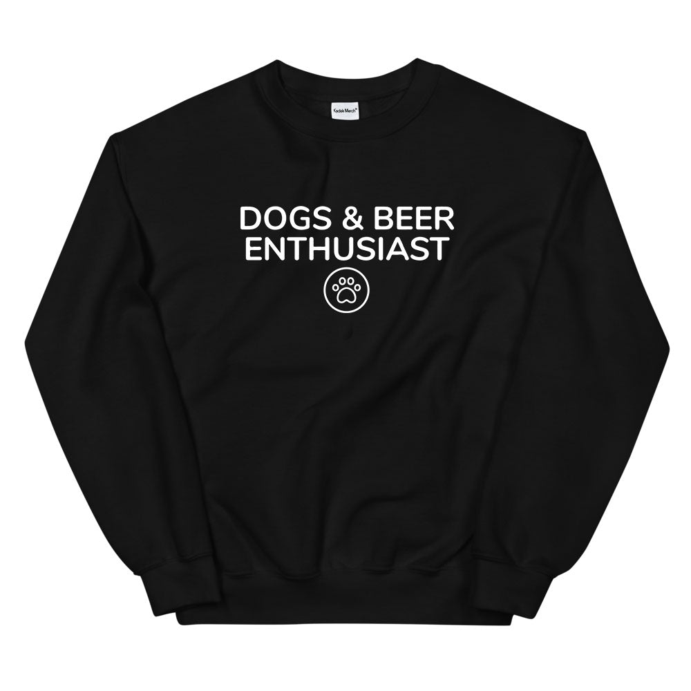 Dogs & Beer Enthusiast Sweatshirt