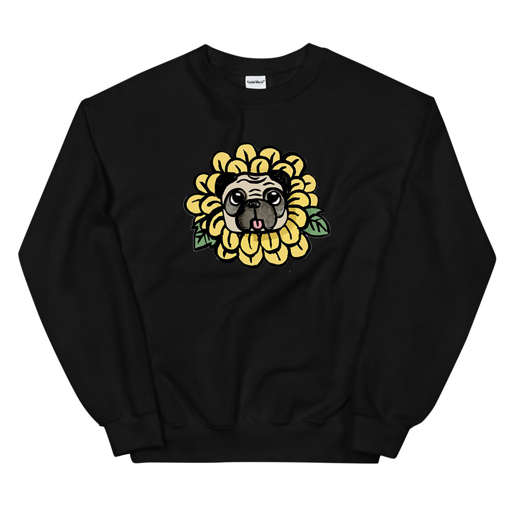 Sunflower Pug Sweatshirt