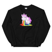Barfing Rainbow Sweatshirt