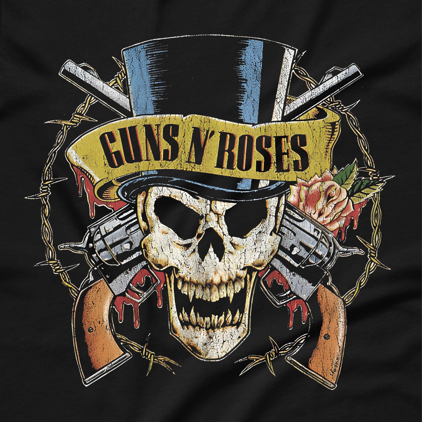 Guns N Roses - Top Hat T-Shirt