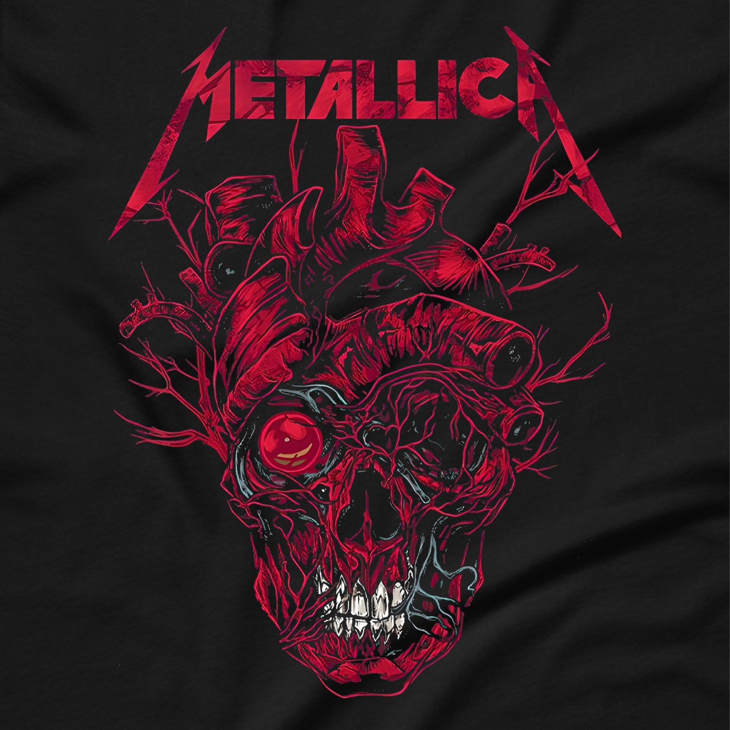 Metallica - Heart Skull T-Shirt
