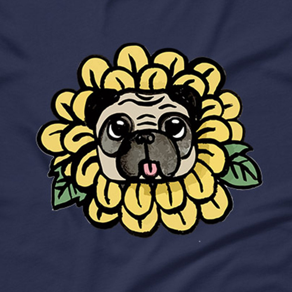 Sunflower Pug T-Shirt