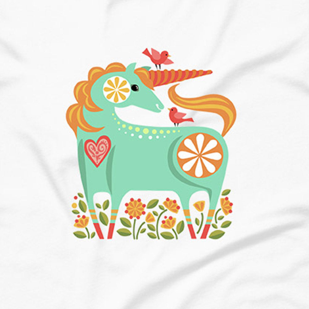 Happy Turquoise Unicorn T-Shirt