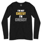 I'm not Cheesy I'm Chessy Full Sleeves T-Shirt