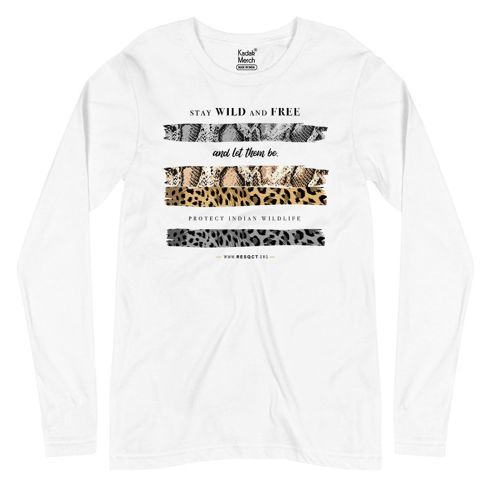 Protect Indian Wildlife Full Sleeves T-Shirt