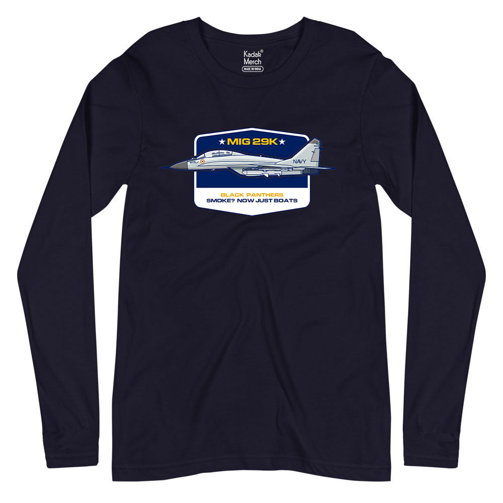 MIG-29K Navy Full Sleeves T-Shirt