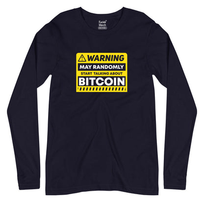 Bitcoin Warning Full Sleeves T-Shirt