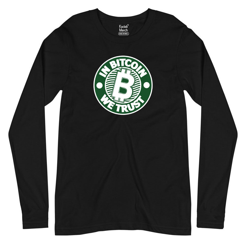 In Bitcoin We Trust Full Sleeves T-Shirt