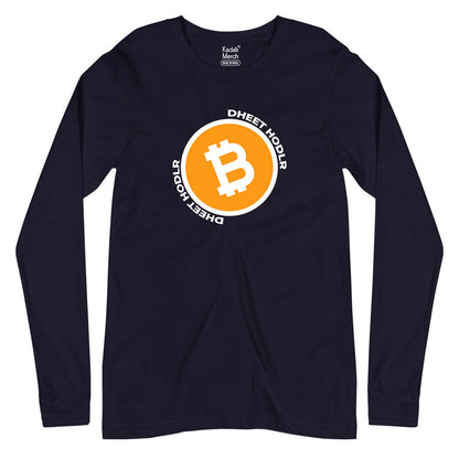 Bitcoin Dheet Hodler Full Sleeves T-Shirt