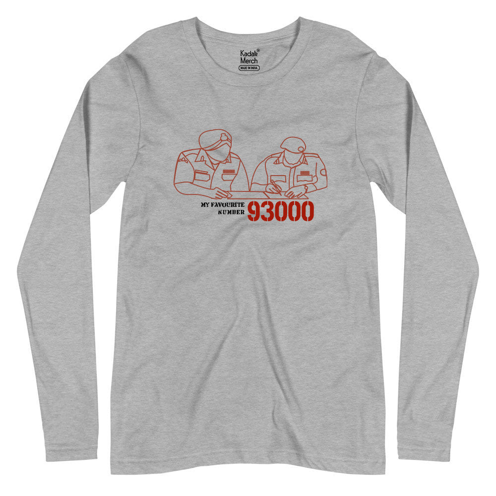 My Favourite Number is 93000 (Surrender) Full Sleeves T-Shirt
