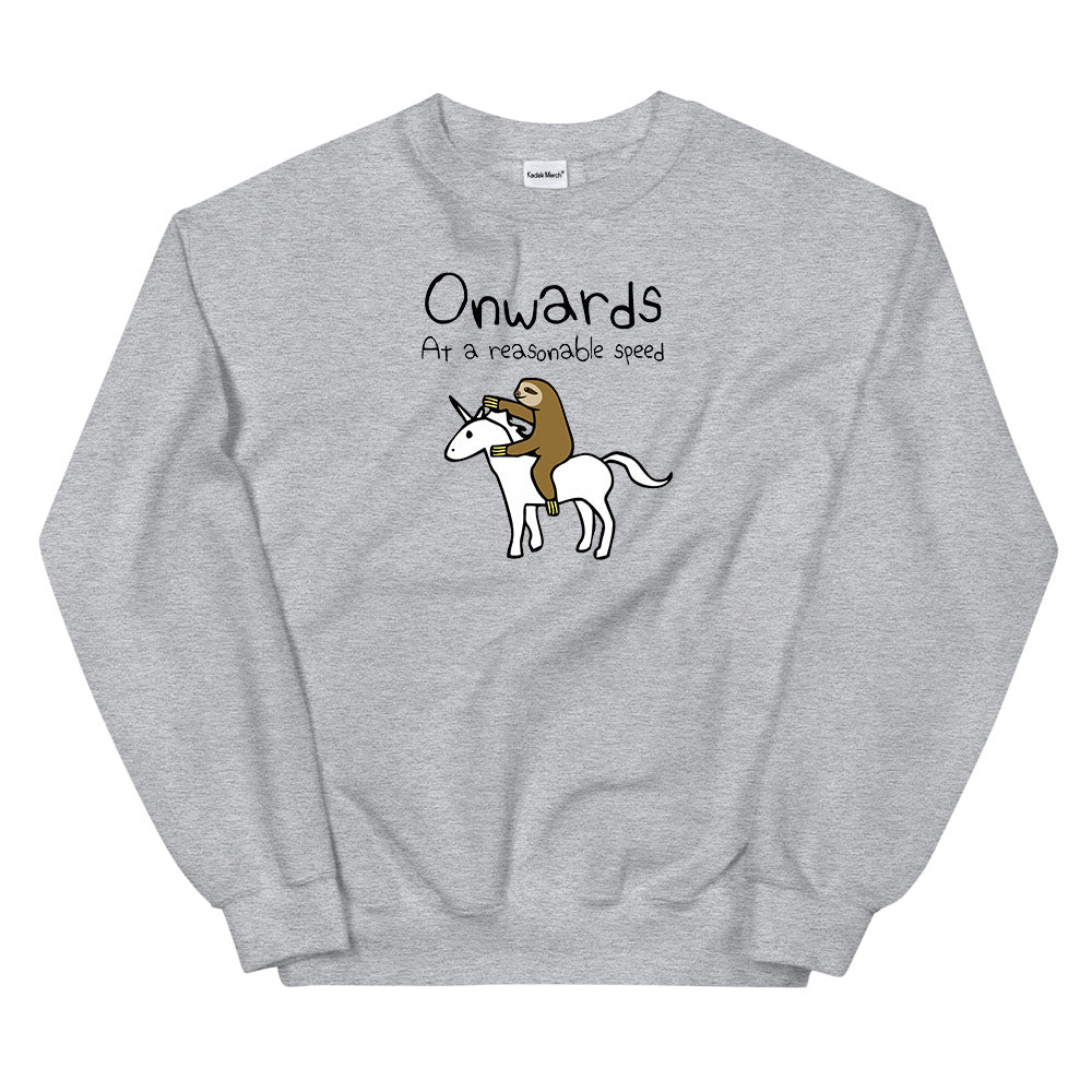 Sloth Riding a Unicorn Sweatshirt
