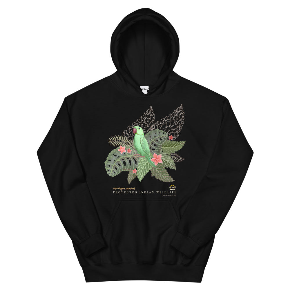 Rose Ringed Parakeet Hoodie
