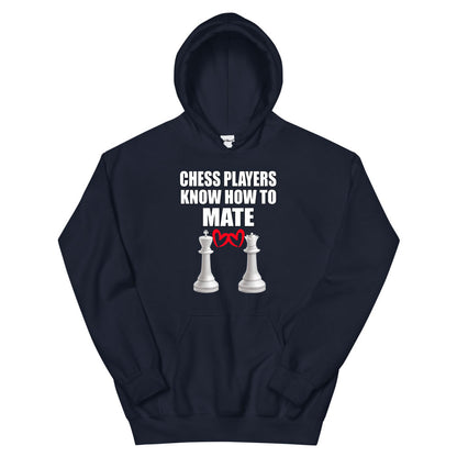 Chess Players Know How to Mate (With Heart) Hoodie