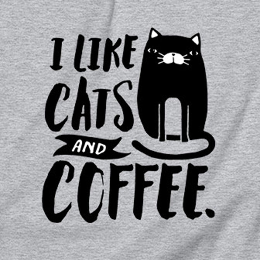 I Like Cats and Coffee Sweatshirt