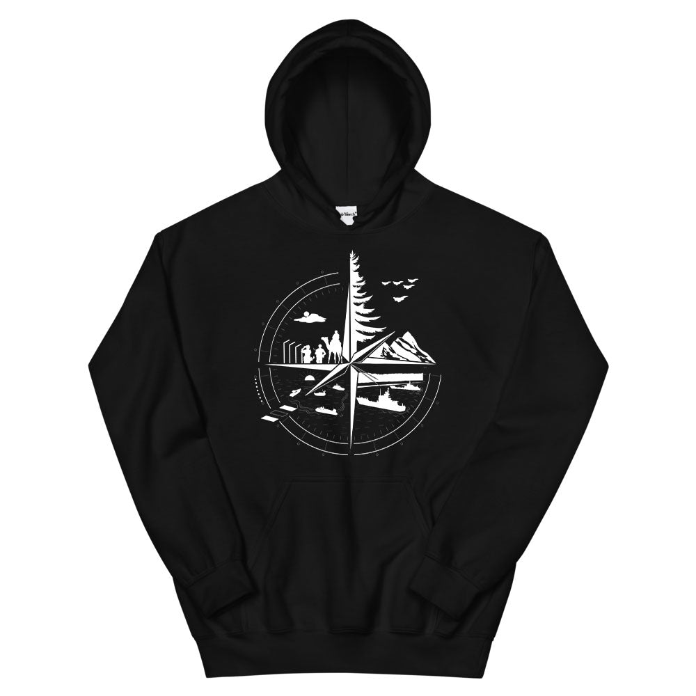 Military Compass Hoodie