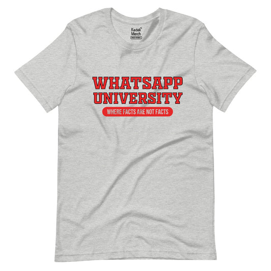 Whatsapp University T-Shirt Xs / Heather Grey T-Shirts