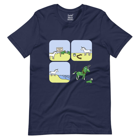 Triceratops Comic Strip T-Shirt