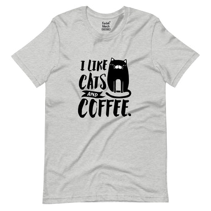 I Like Cats and Coffee T-Shirt