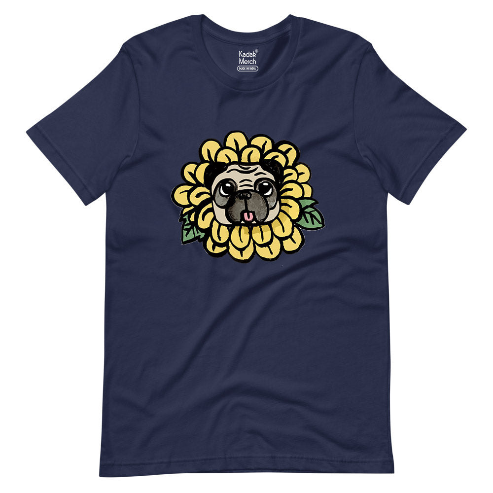 Sunflower Pug T-Shirt