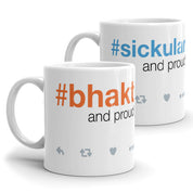 Proud Bhakt & Sickular Combo Mugs (2pcs)