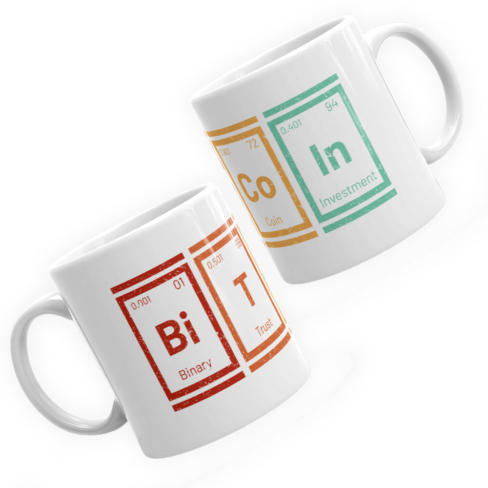 Bitcoin Periodic Table Mug