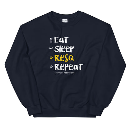 Eat Sleep RESQ Repeat Sweatshirt