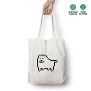 Pixel Pupper Tote Bag