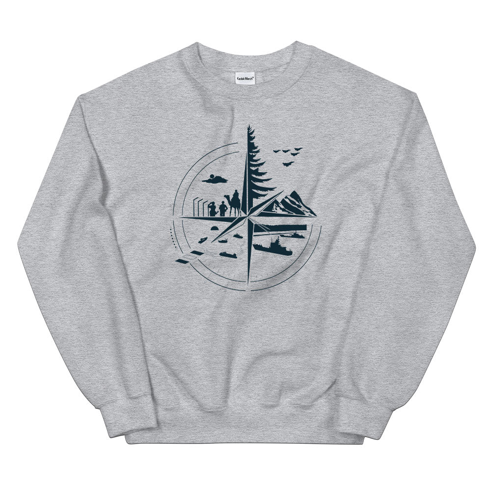 Military Compass Sweatshirt