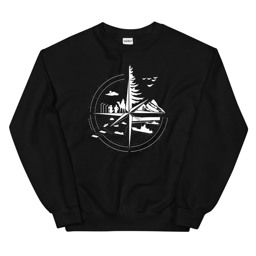 Military Compass Sweatshirt