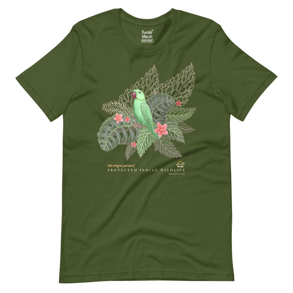 Rose Ringed Parakeet T-Shirt