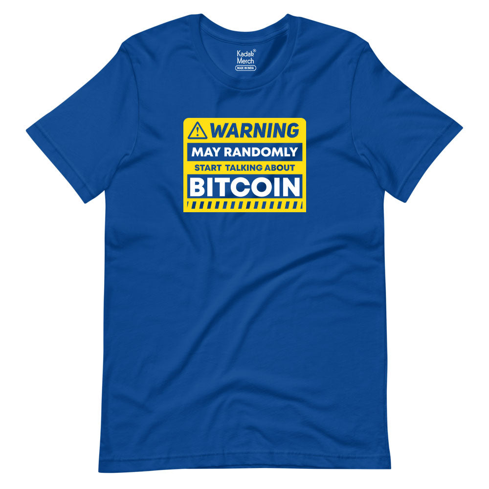 Bitcoin Warning T-Shirt