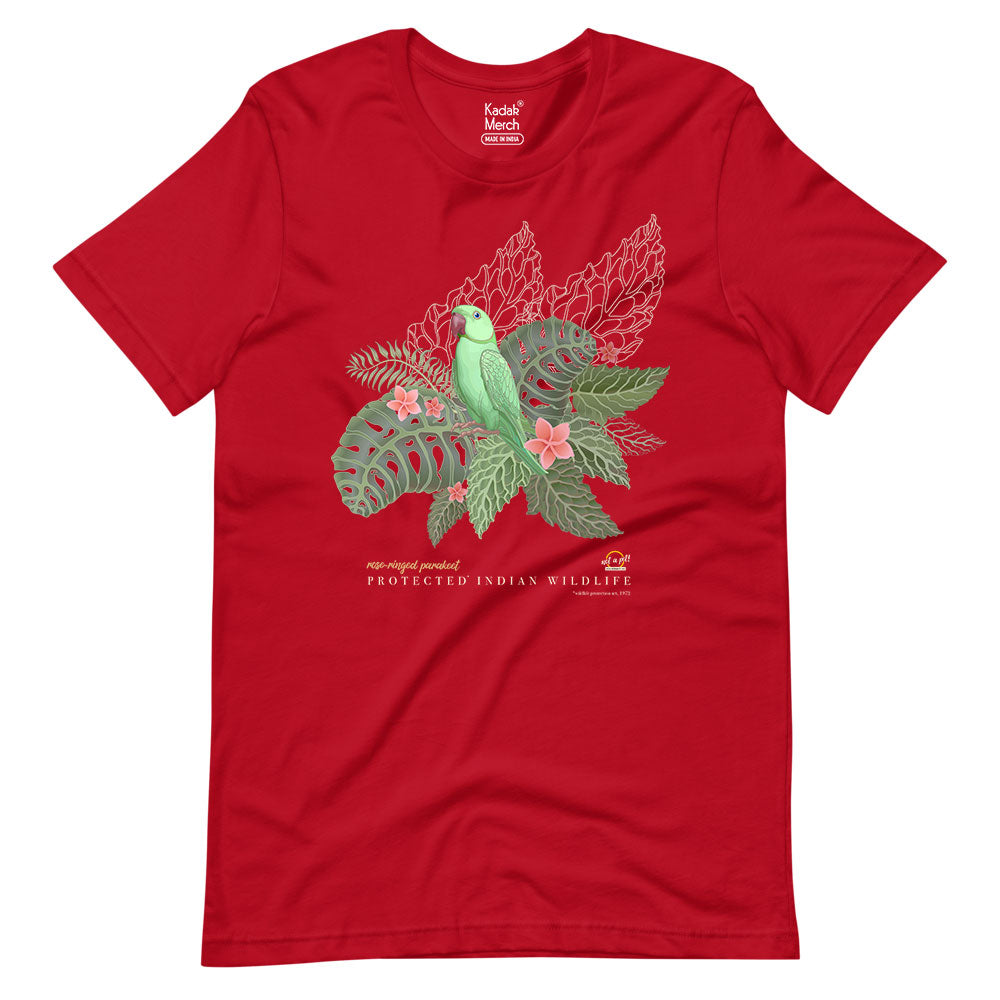 Rose Ringed Parakeet T-Shirt