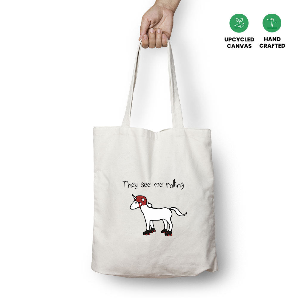 They See Me Rolling Tote Bag