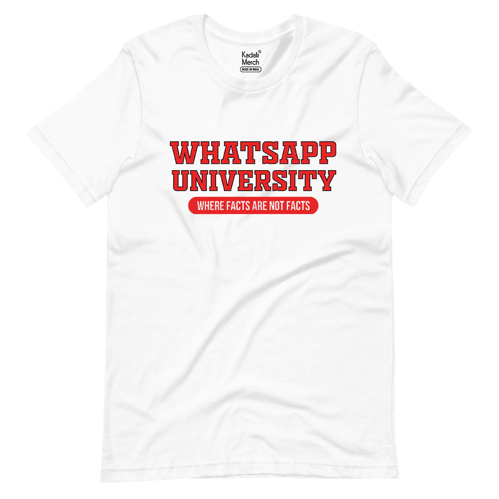 Whatsapp University T-Shirt Xs / White T-Shirts