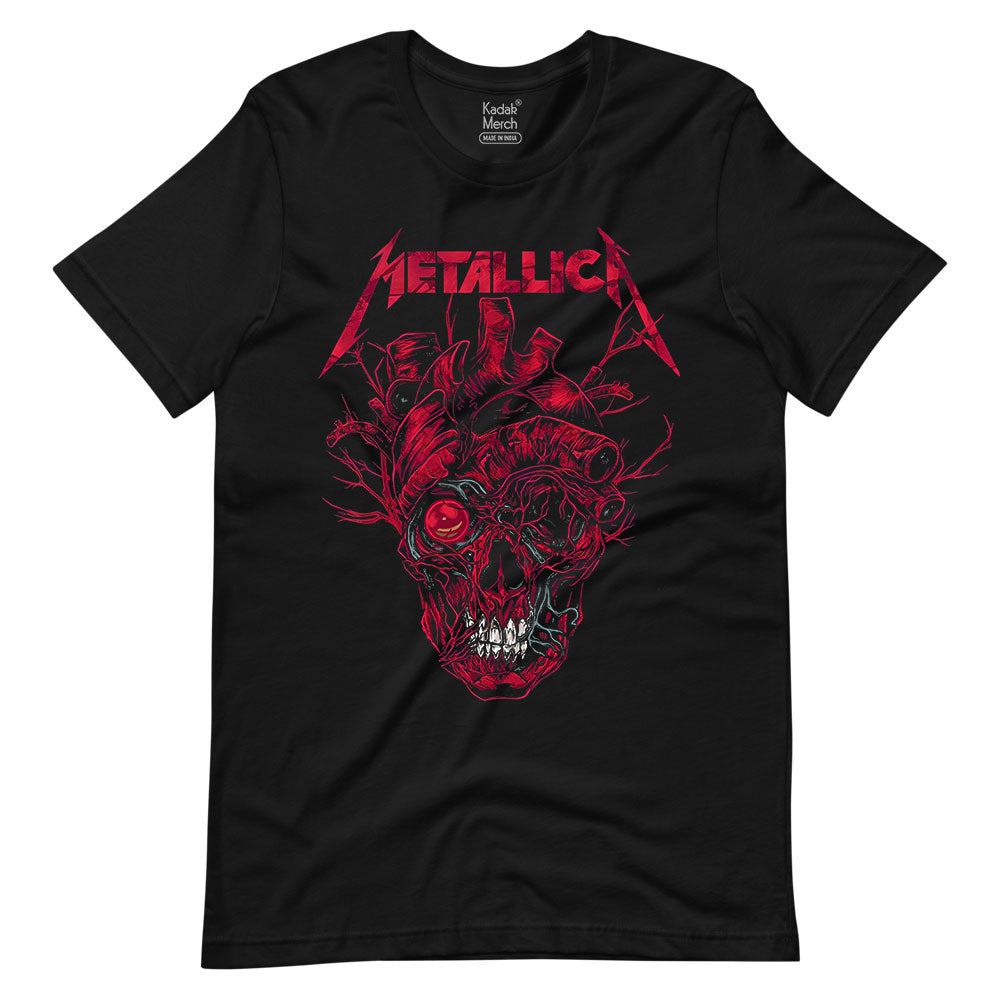 Metallica - Heart Skull T-Shirt