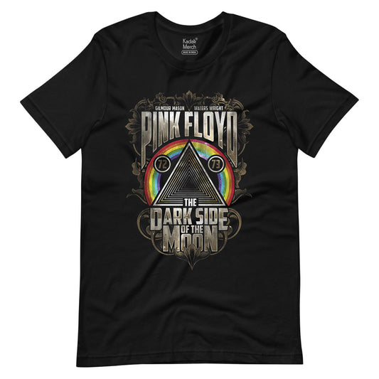 Pink Floyd - Dark Side Gold Leaves T-Shirt