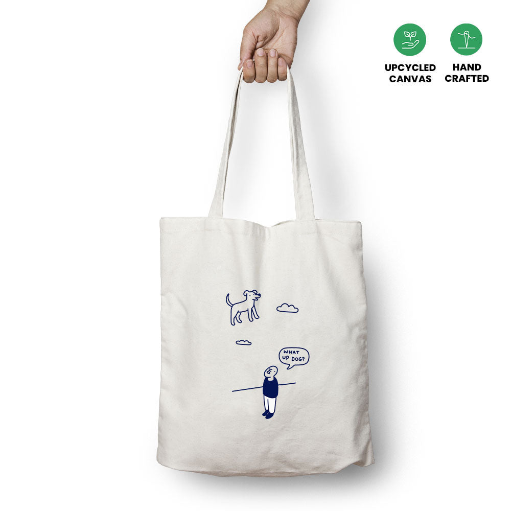 What Up Dog Tote Bag