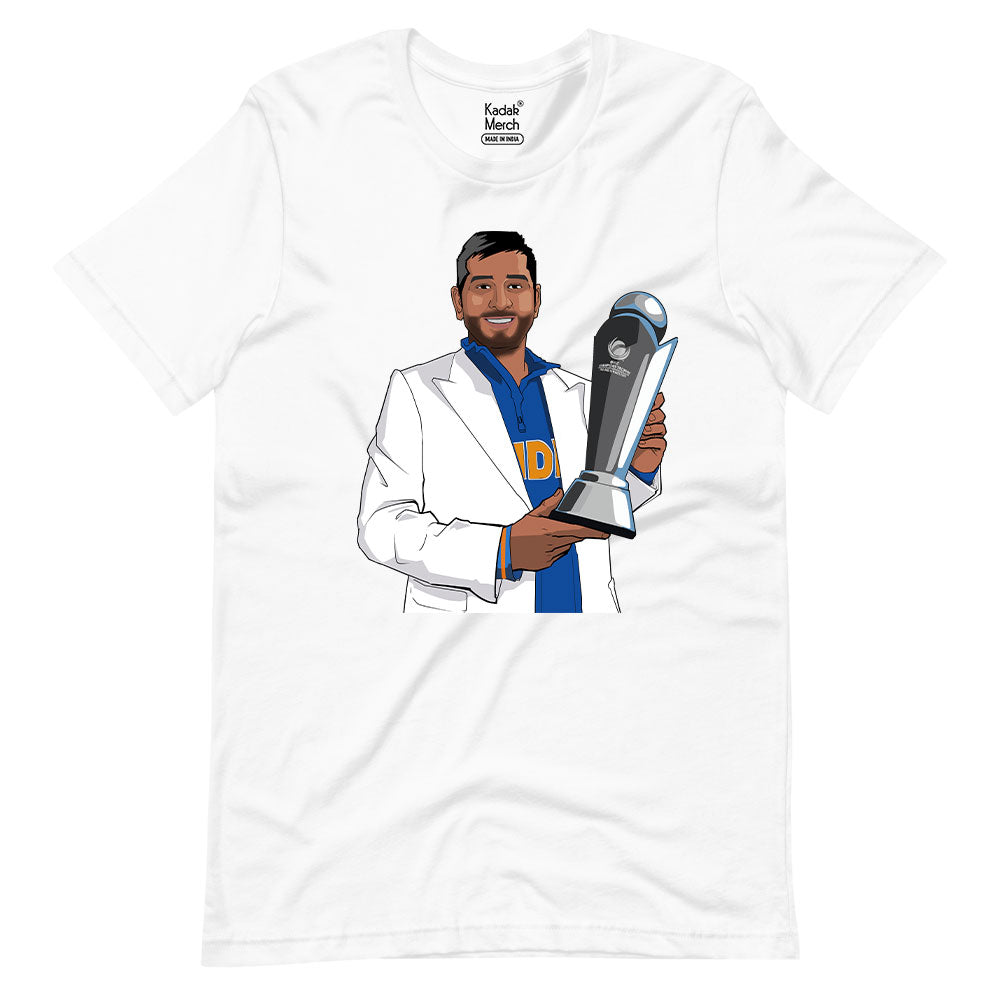 Dhoni Classic Champions Trophy Victory T-Shirt