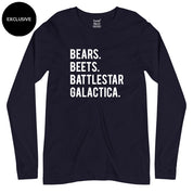 Bears. Beets. Battlestar. Galactica. Full Sleeves T-Shirt