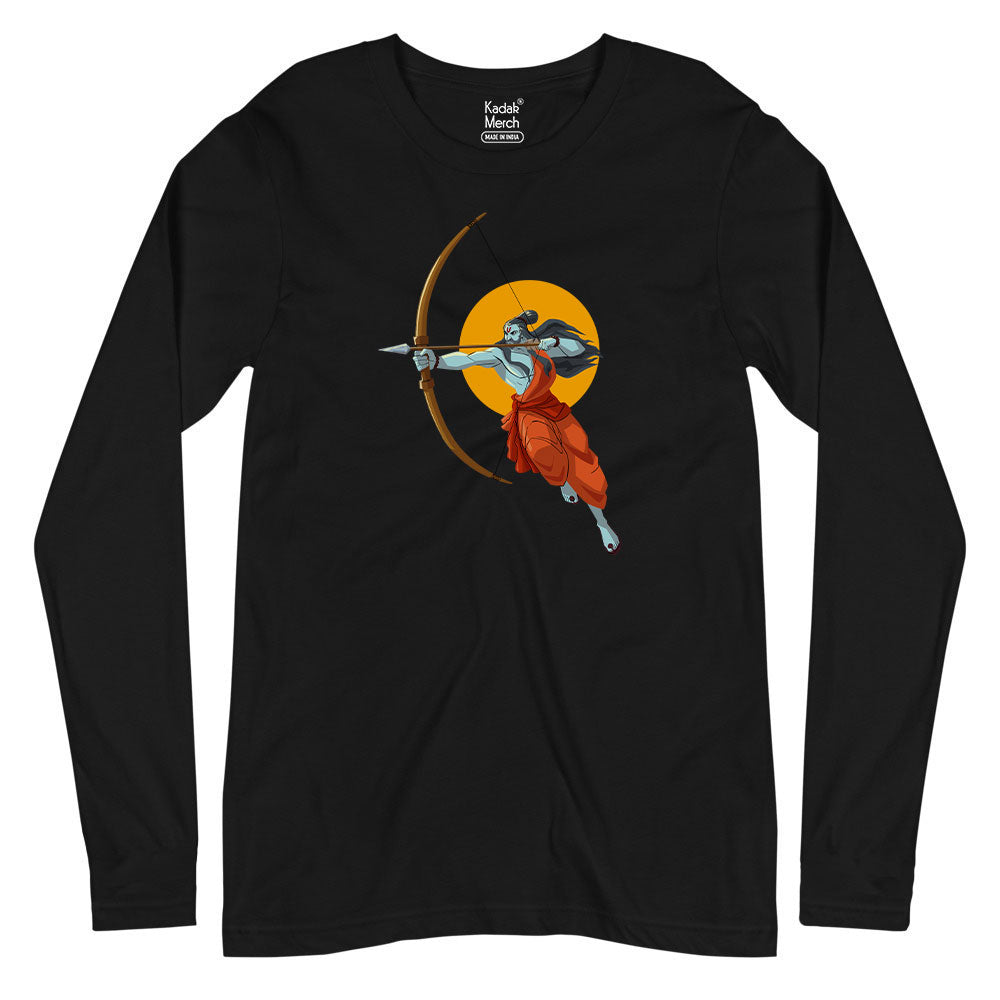 Mighty Lord Ram Full Sleeves T-Shirt