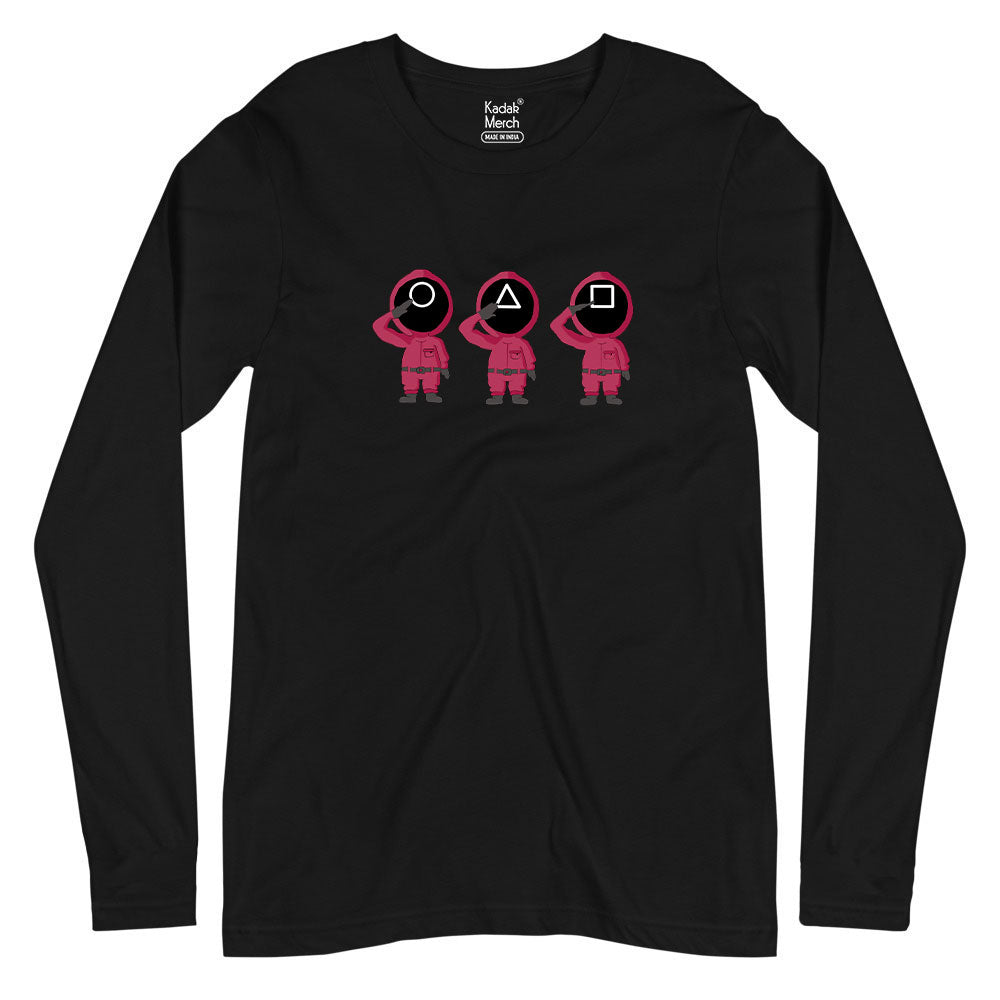 Squid Game Military Version Full Sleeves T-Shirt
